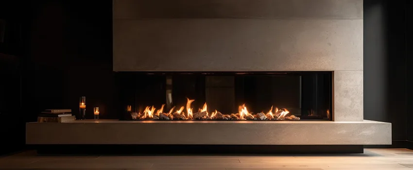 Gas Fireplace Ember Bed Design Services in Westmont, California