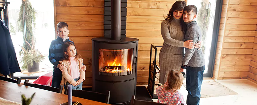 Morso Cast Iron Fireplace Insert Installation in Westmont, California
