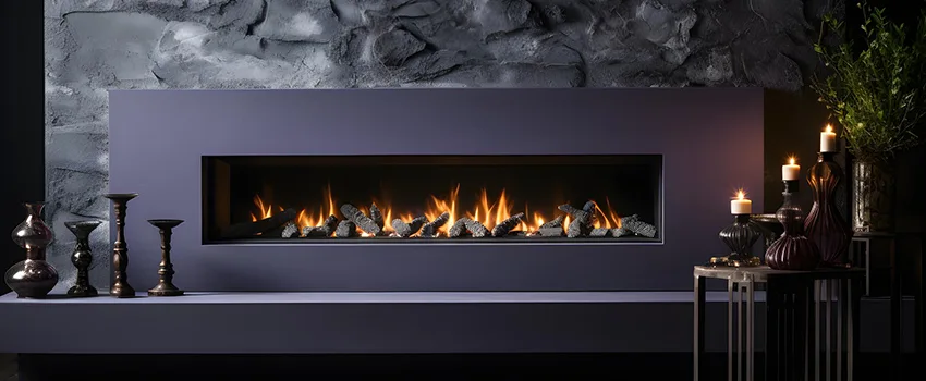 Ember Bed for Ventless Gas Fireplace in Westmont, CA