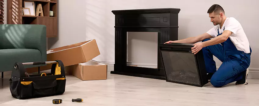Old Rusted Metal Fireplace Repair And Replacement in Westmont, CA