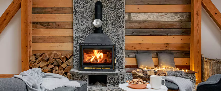 Thelin Hearth Products Direct Vent Gas Stove Fireplace Inspection in Westmont, California